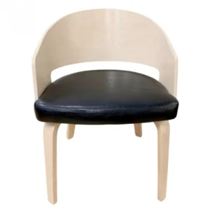 mobiliario-contract-sillon sintra contrachapado de madera de hevea natural similpiel negra 4 1
